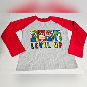 Super Mario Nintendo Toddler Boys‎ Long Sleeve T-Shirt Toddler 5T